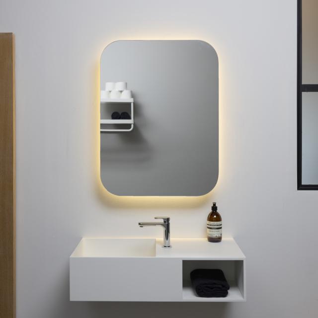 Rounded spejlskab 600x800 mm