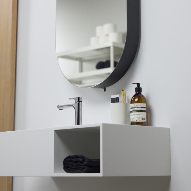 Oval spejlskab 500x900 mm