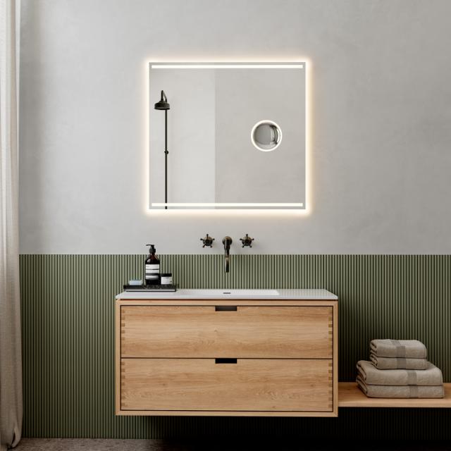 Focus spejl 800x750mm