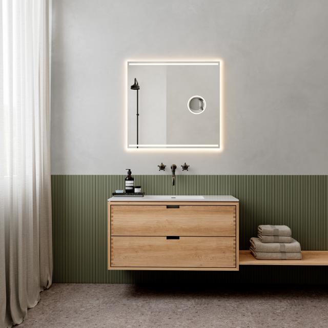 Focus spejl 800x750mm