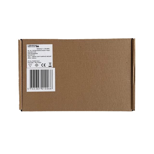 LEDconnect 12V monteringskit overflade 1200 mm