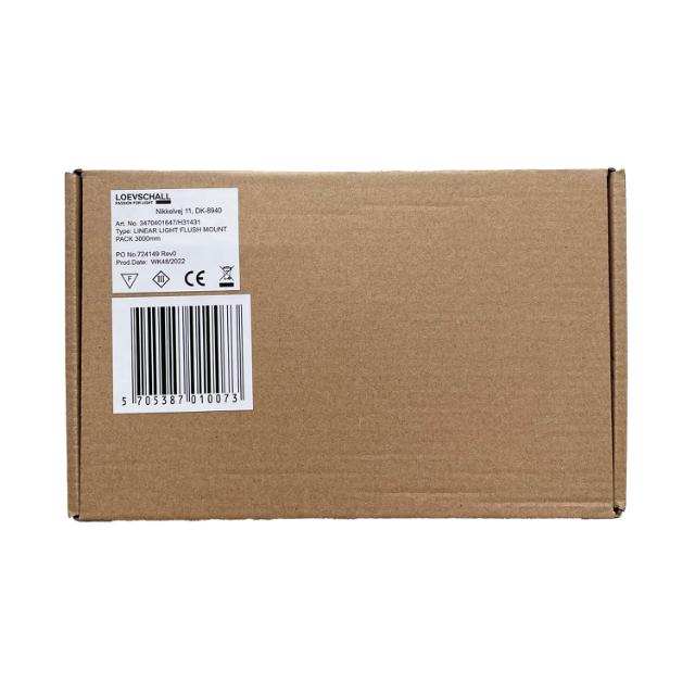 LEDconnect 12V monteringskit Recess 3000 mm