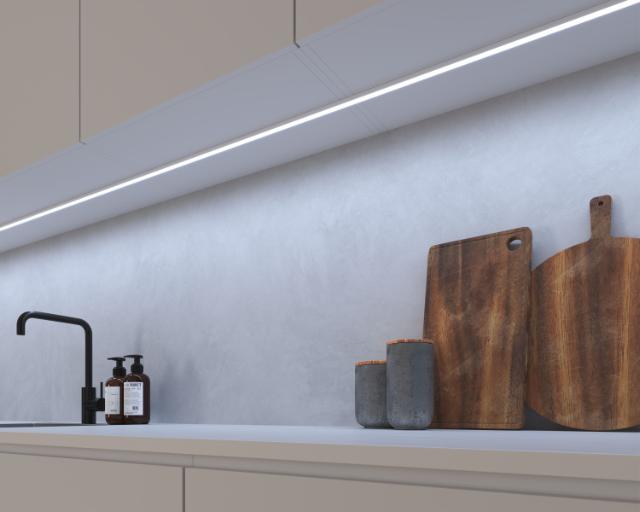 LEDconnect MultiWhite® 12V monteringskit overflade 3000 mm