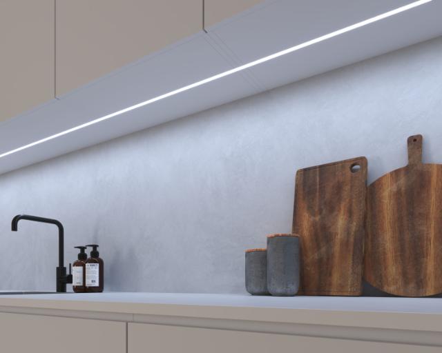 LEDconnect MultiWhite® 12V monteringskit indfræst 3000 mm