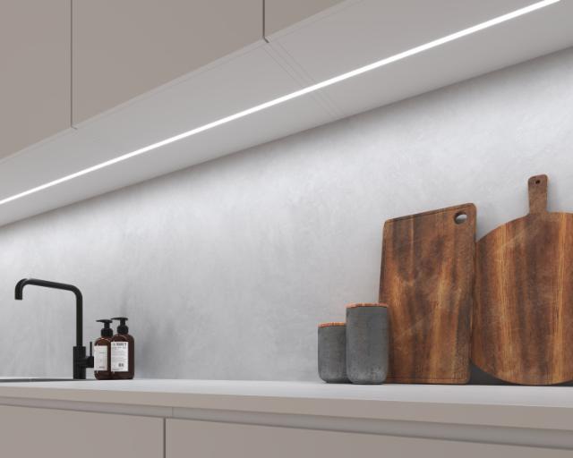 LEDconnect MultiWhite® 12V monteringskit indfræst 3000 mm