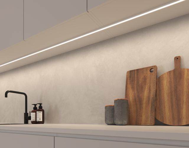 LEDconnect MultiWhite® 12V monteringskit overflade 3000 mm