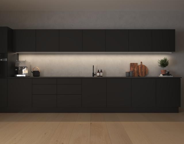 LEDconnect MultiWhite® 12V monteringskit overflade 3000 mm