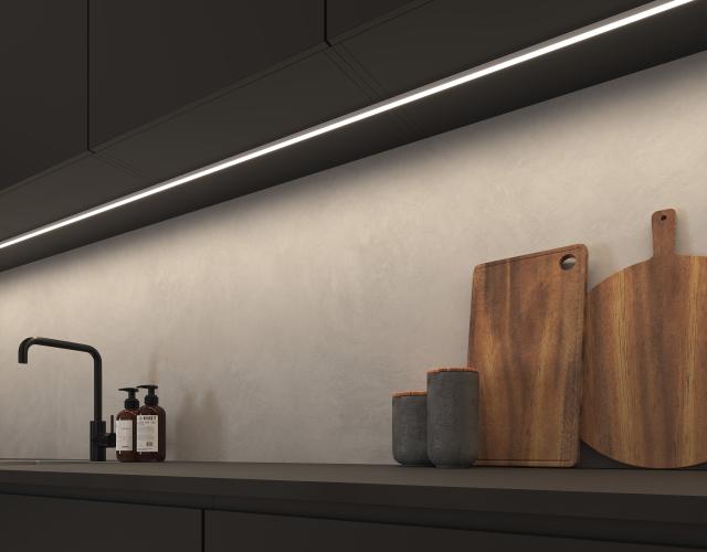 LEDconnect MultiWhite® 12V monteringskit overflade 3000 mm